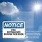 Signmission Fire Extinguisher Behind This Door OSHA Notice Sign, Plastic, 10in W x 7in L, 2PK OS-2PACK-NS-P-710-L-12595 - alternate 3